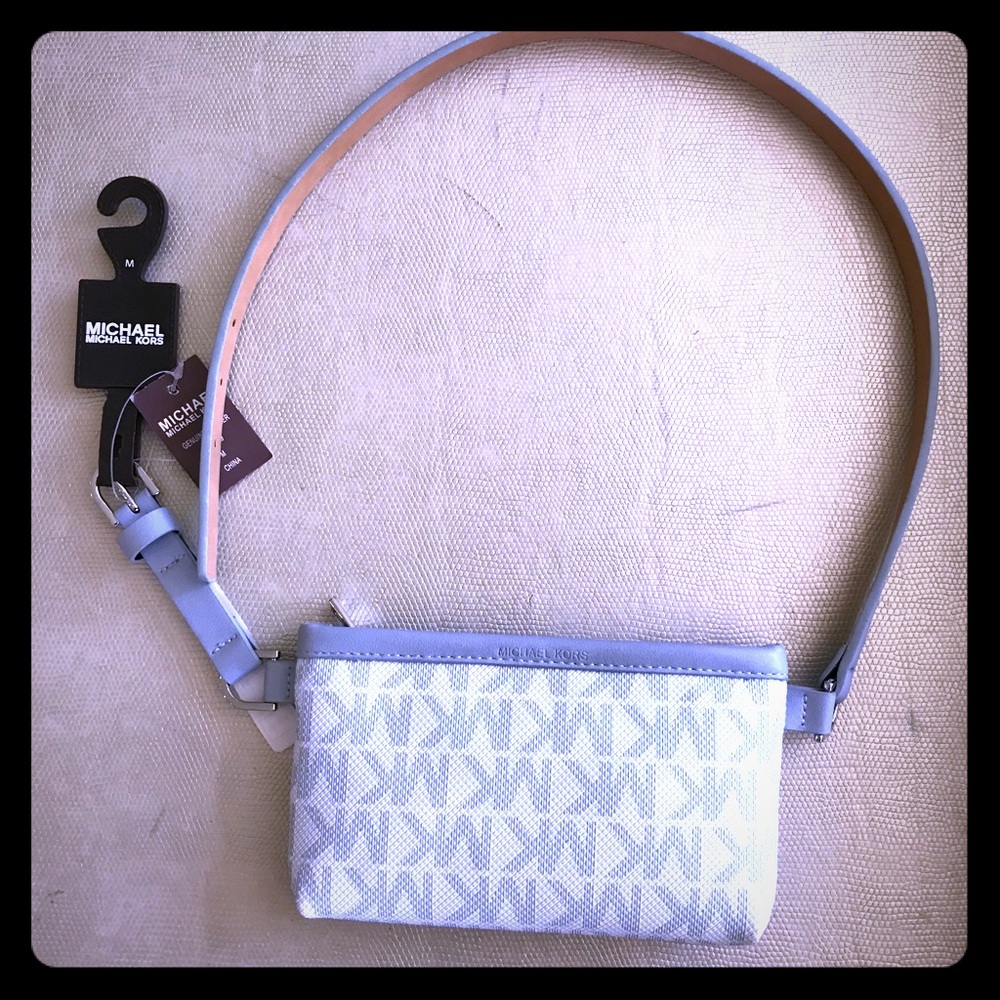 Michael Kors Fanny Pack Leather Belt Bag Wallet